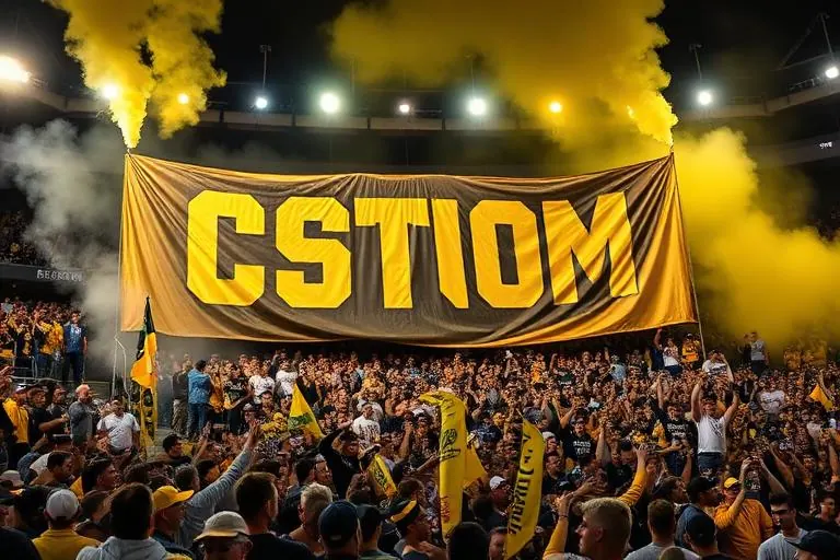 Bandeirão de torcida personalizado